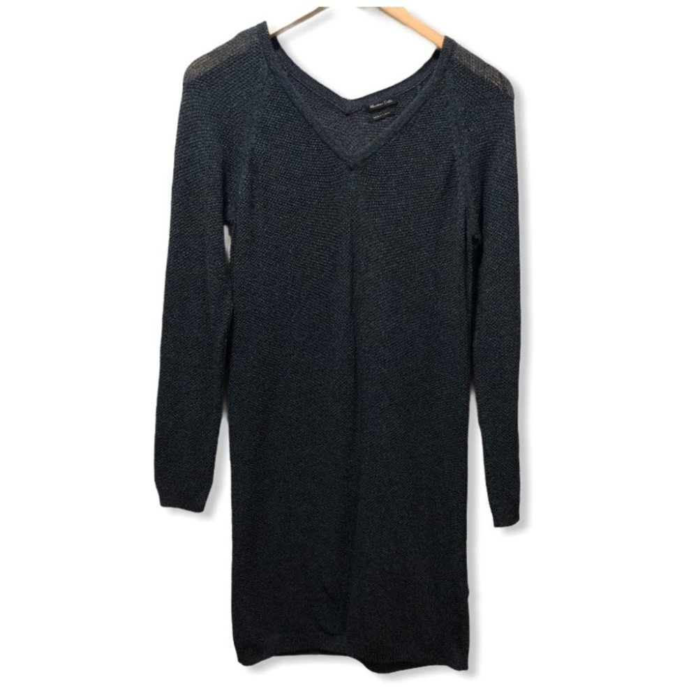 {Massimo Dutti} Knit Long Sleeve Tunic Dress